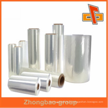 hot sale for 2015 high quality clear cast PVC shrink wrap film for bottles packaging